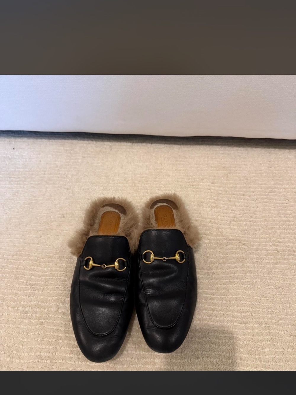 Gucci Princetown Shearling Loafer